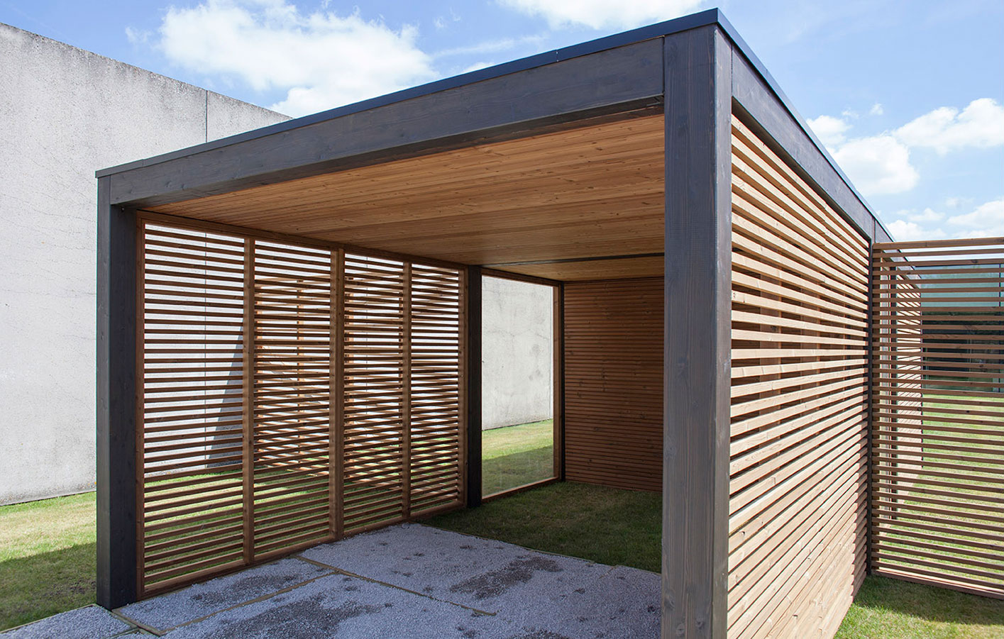 Carport en bois