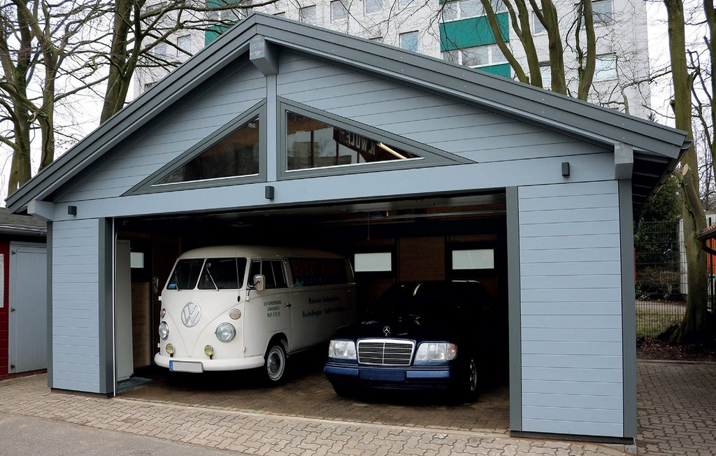 Un carport en bois