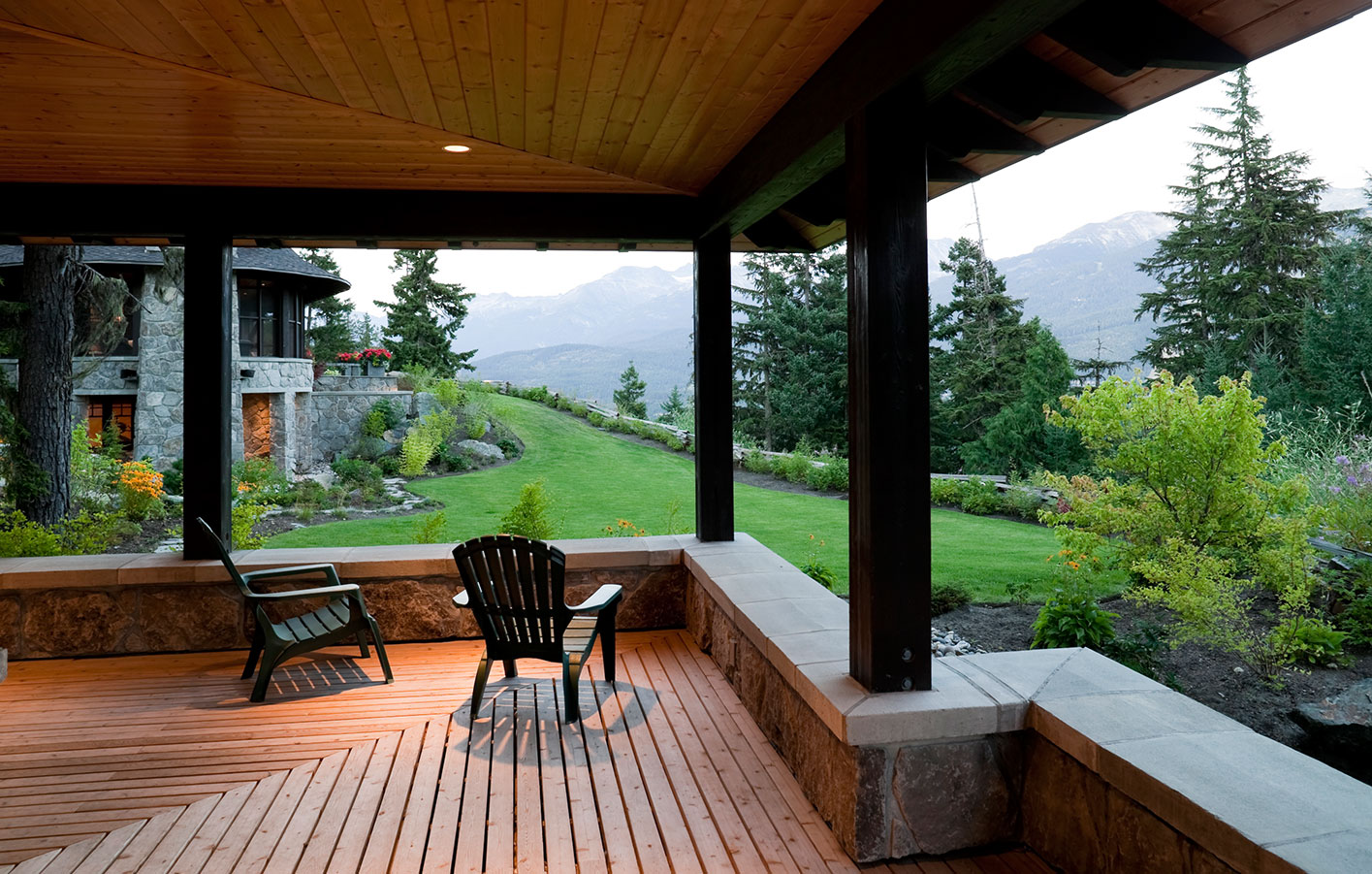 Toiture de terrasse en bois